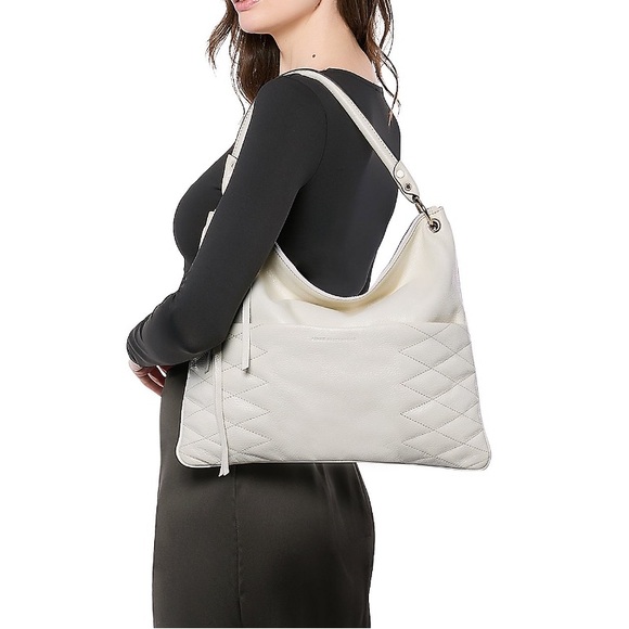 Aimee Kestenberg Shimmering Cream Shoulder Bag - Picture 13 of 13